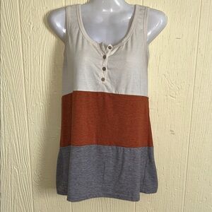 Colorblock Sleeveless Top